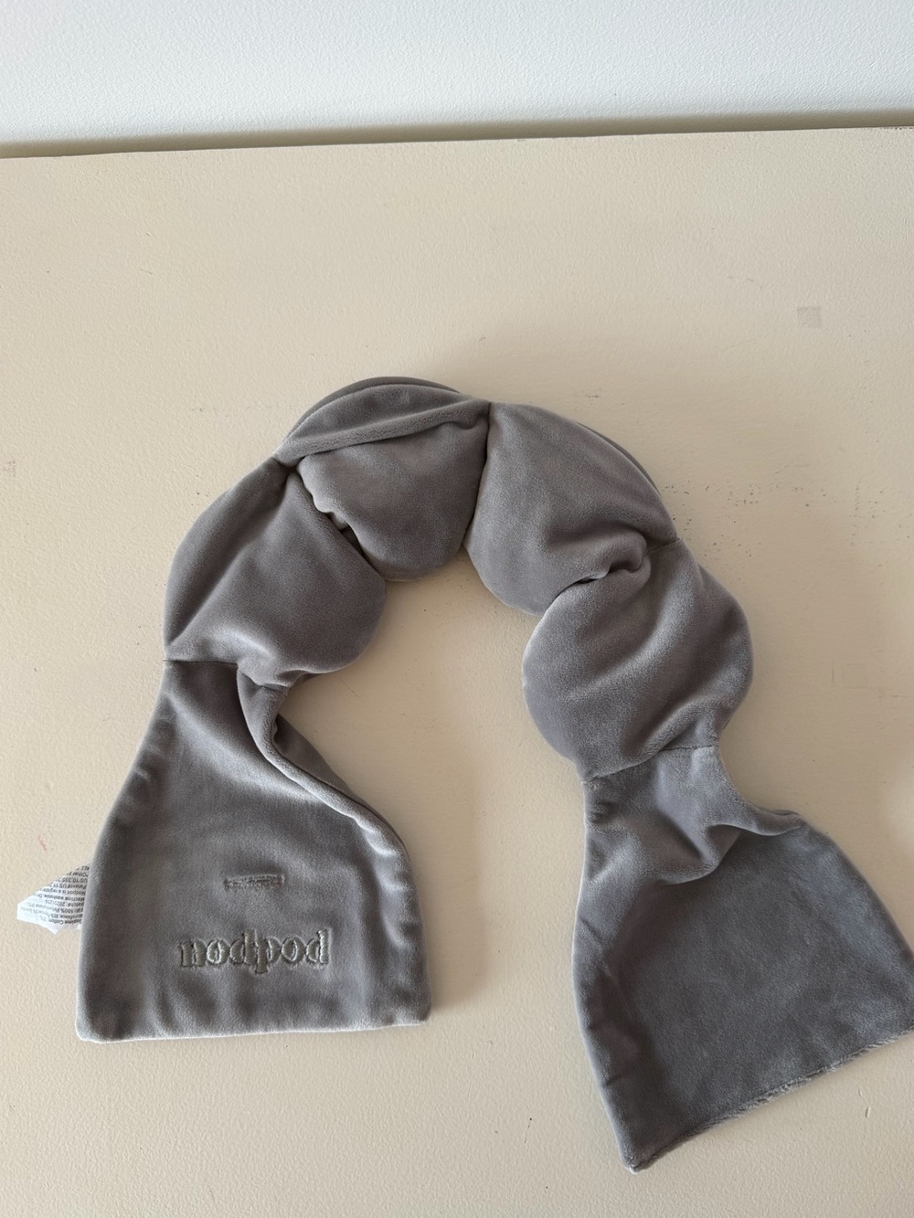 Nodpod weighted sleep mask grey Velvet pressure sleep mask NWOT